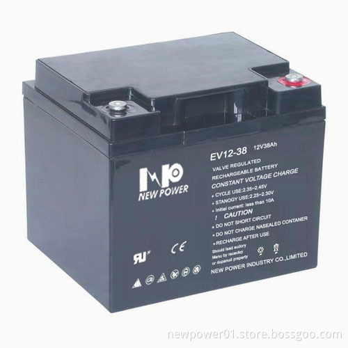 CE, UL Approved/ Lead Acid Battery (EV 12-38)